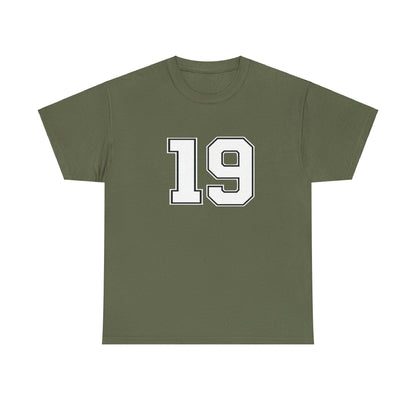 No. 19 Custom Tee Shirt - BENJAMINS Military Green / S