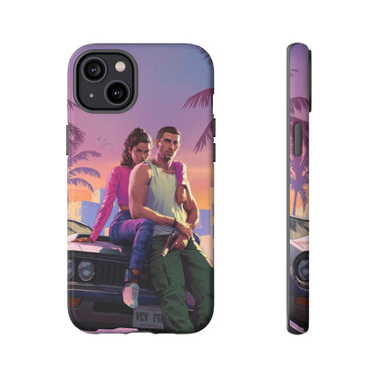 GTA 6 Phone Cover - BENJAMINS iPhone 14 Plus / Matte