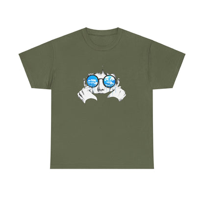 Beyond the eyes Cotton Tee Shirt - BENJAMINS Military Green / S