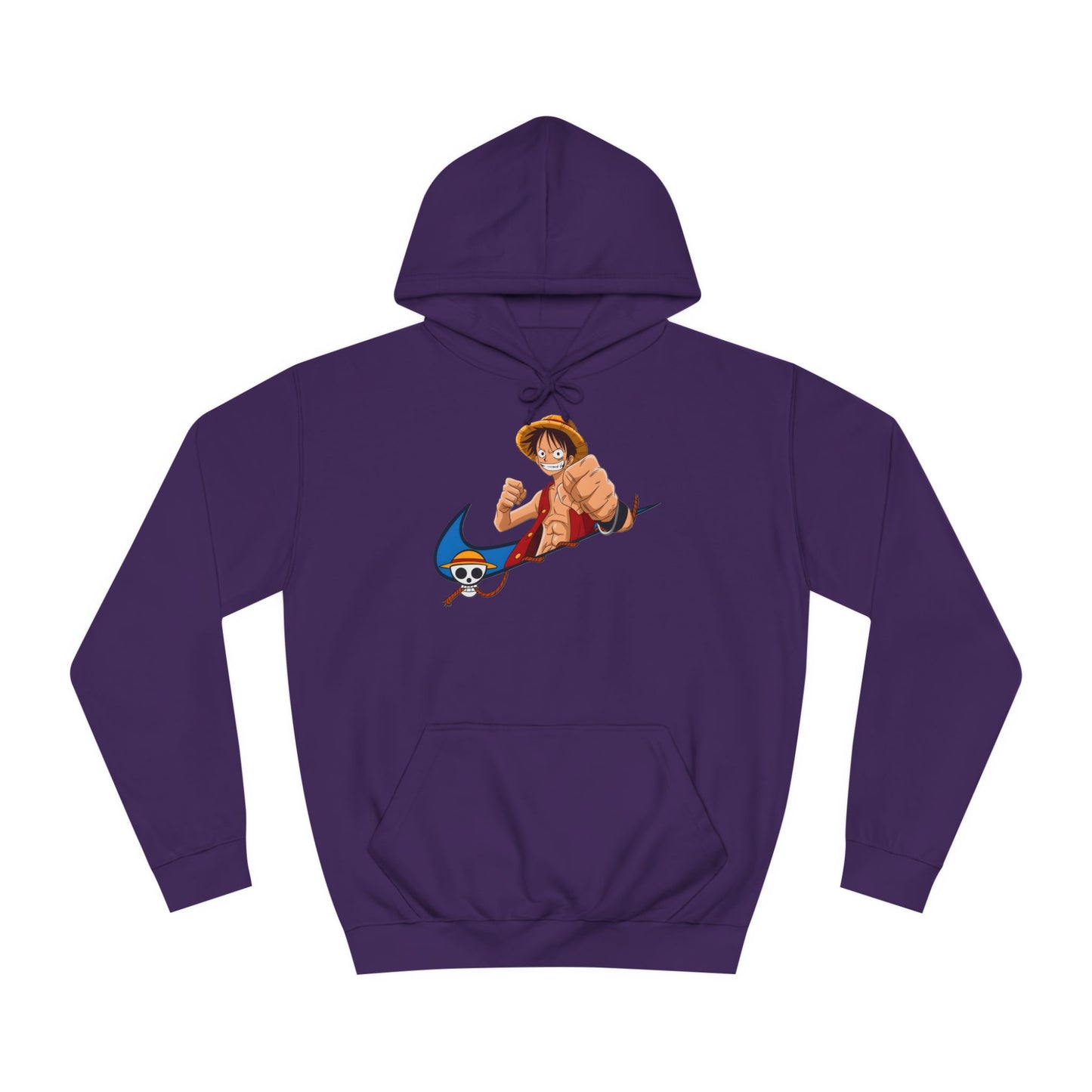 Custom hoodie luffy - BENJAMINS Purple / XS