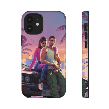 GTA 6 Phone Cover - BENJAMINS iPhone 12 Mini / Matte