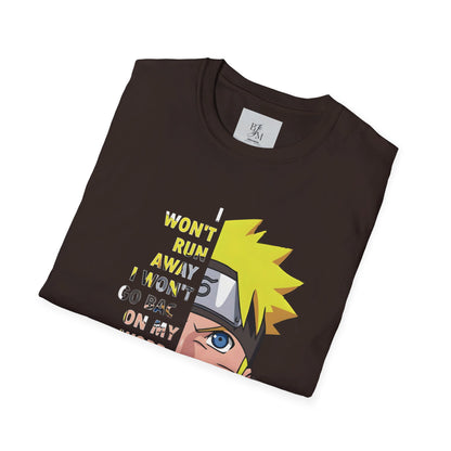 NARUTO Custom Tshirt - BENJAMINS Dark Chocolate / S