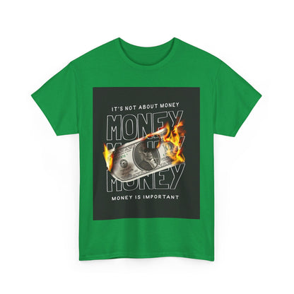 Money is important Custom Tshirt - BENJAMINS Irish Green / S