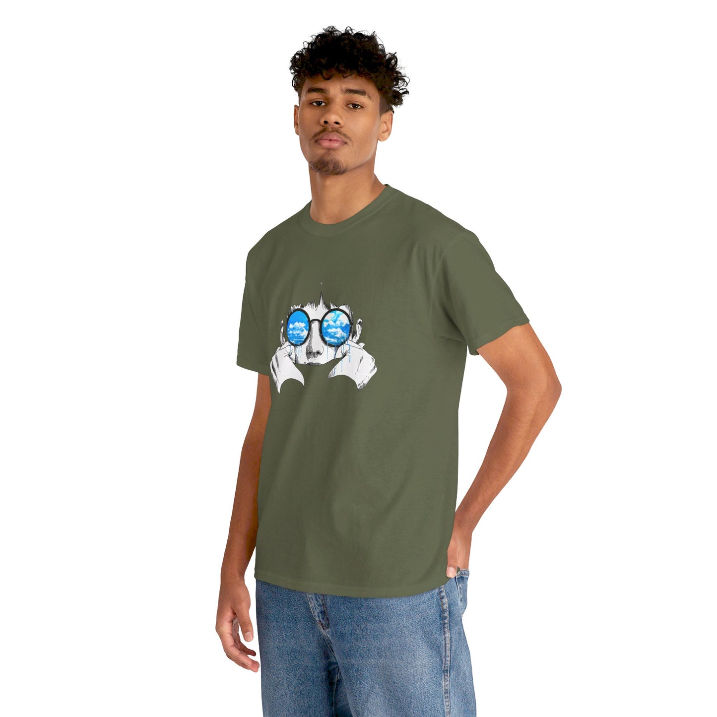 Beyond the eyes Cotton Tee Shirt - BENJAMINS