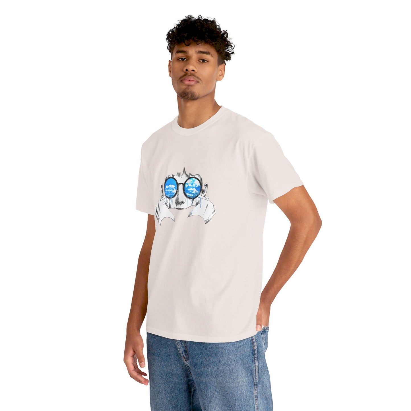 Beyond the eyes Cotton Tee Shirt - BENJAMINS