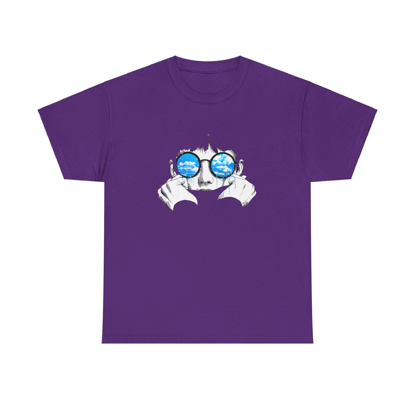 Beyond the eyes Cotton Tee Shirt - BENJAMINS Purple / S