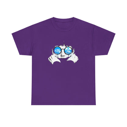 Beyond the eyes Cotton Tee Shirt - BENJAMINS Purple / S