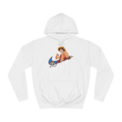 Custom hoodie luffy - BENJAMINS Arctic White / XS