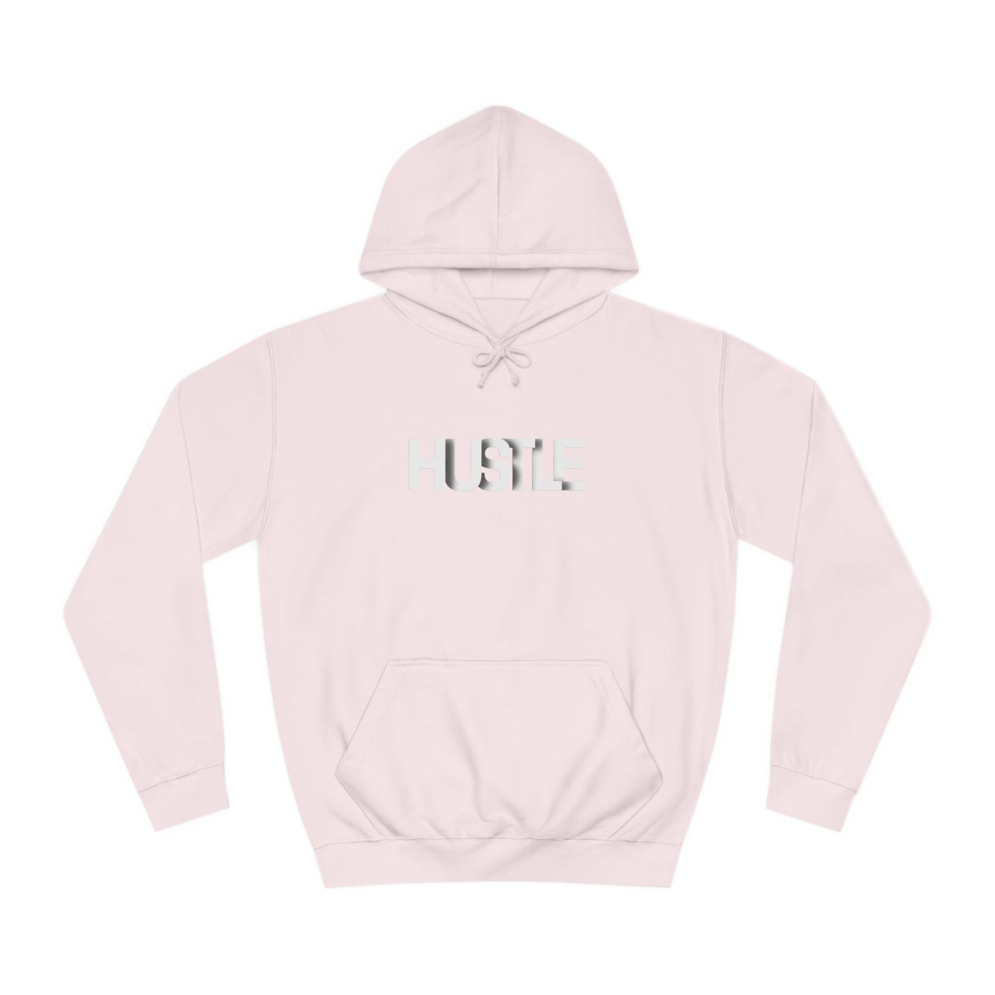 Hustle Custom Hoodie - BENJAMINS Baby Pink / XS