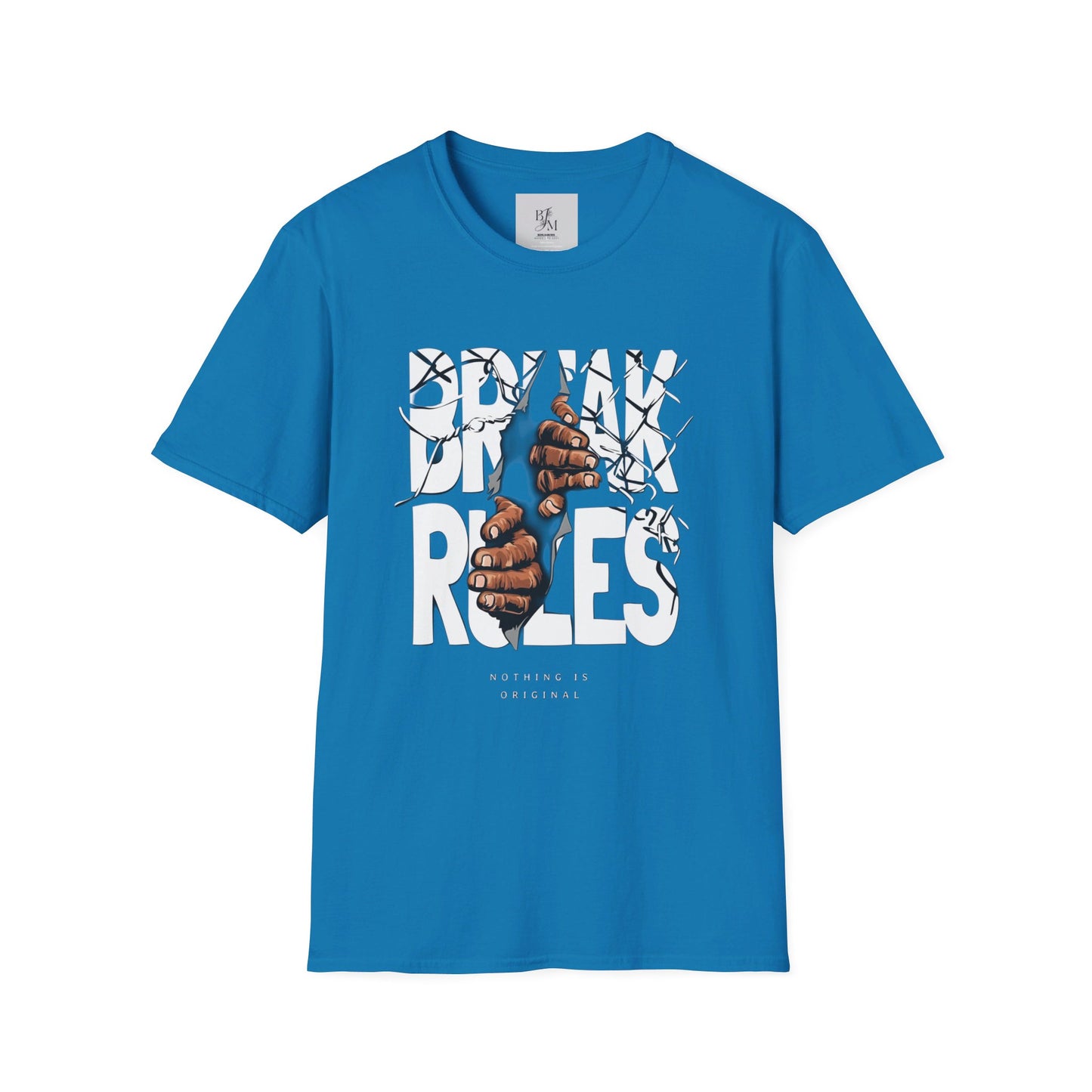 Break Rules Custom T-Shirt - BENJAMINS Sapphire / S