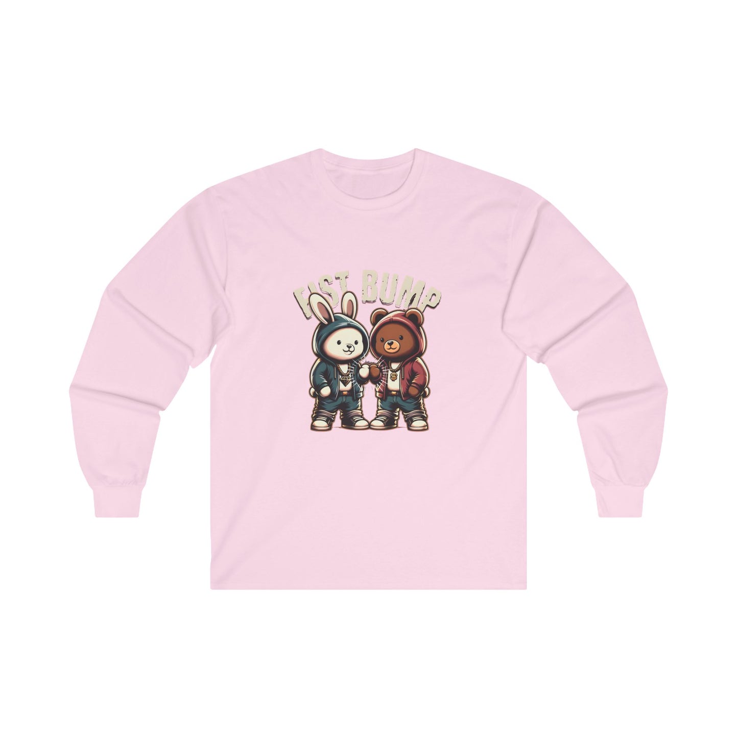 Long Sleeve T Shirt - BENJAMINS S / Light Pink