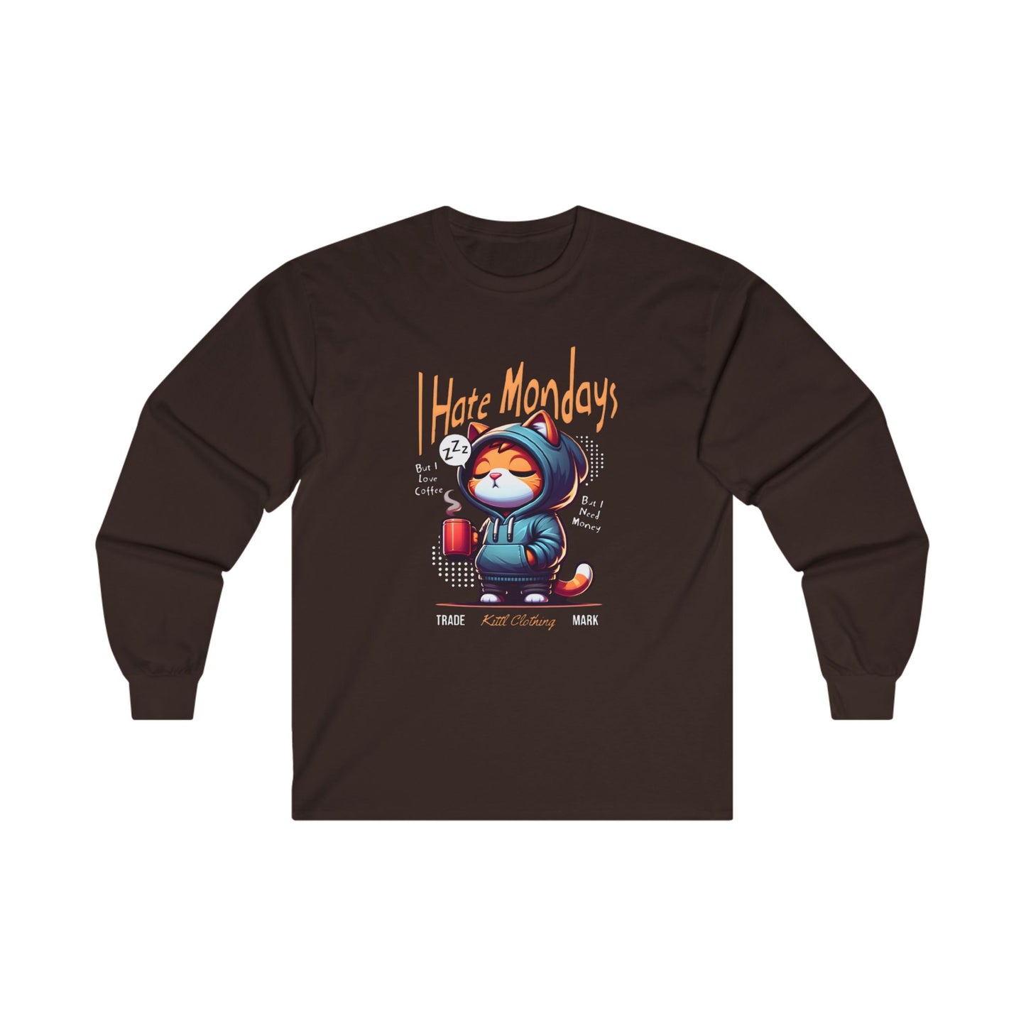 Long Sleeve T Shirt - BENJAMINS S / Dark Chocolate