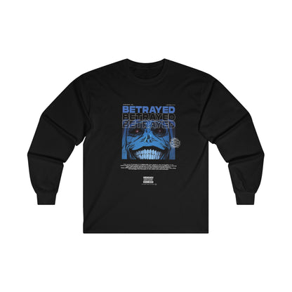 BETRAYED Cotton Long Sleeve Tee - BENJAMINS S / Black