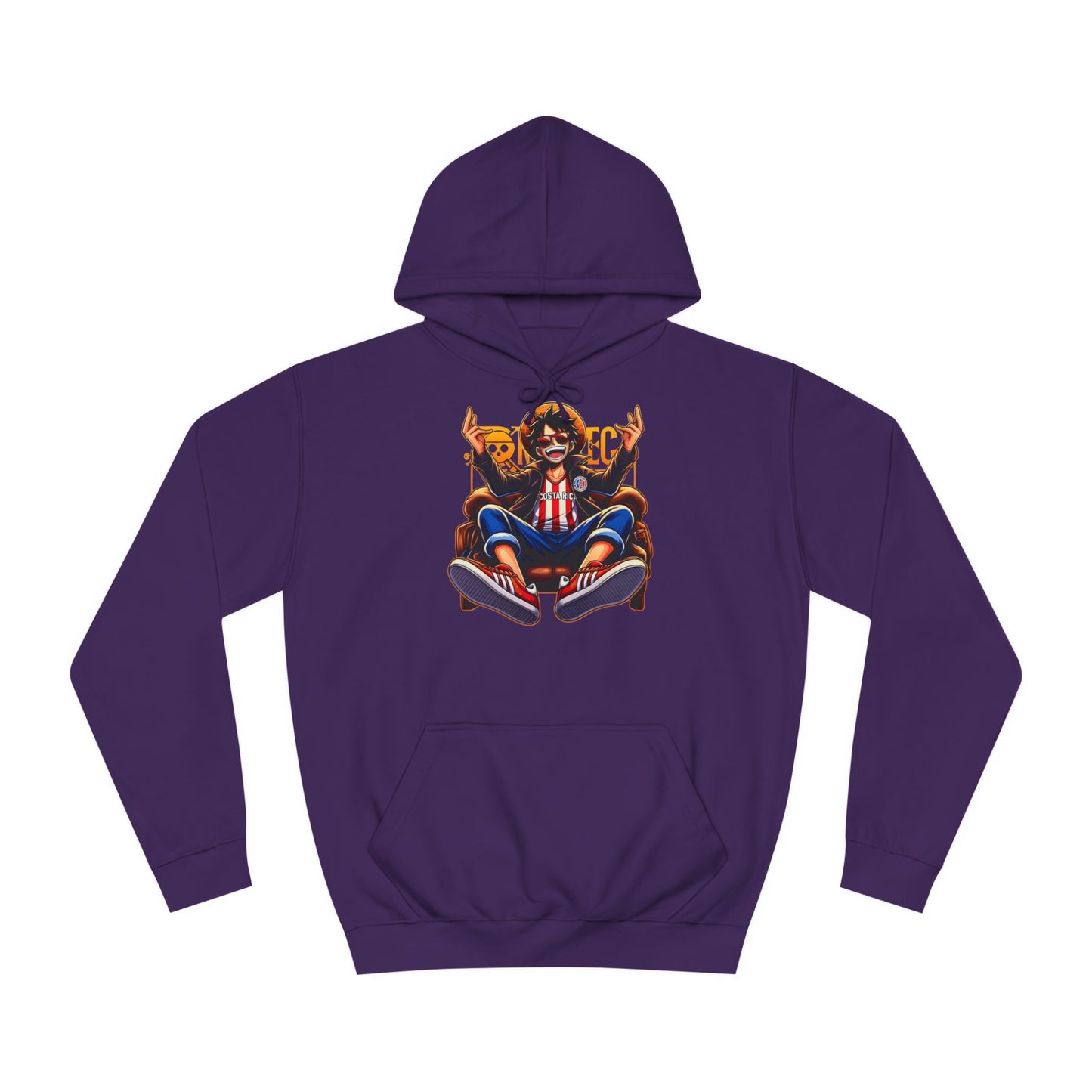 One piece luffy Custom Hoodie - BENJAMINS Purple / XS