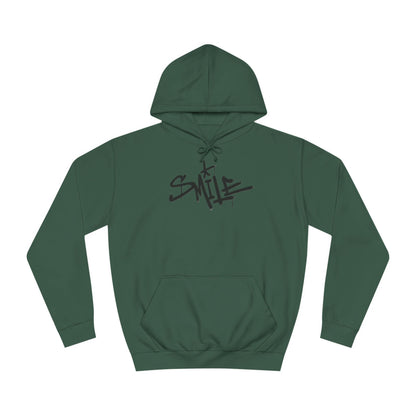 Smile Custom Hoodie - BENJAMINS Bottle Green / XS