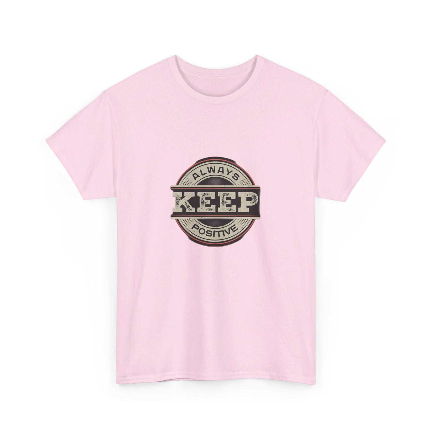 Be Positive Custom Tshirt - BENJAMINS Light Pink / S