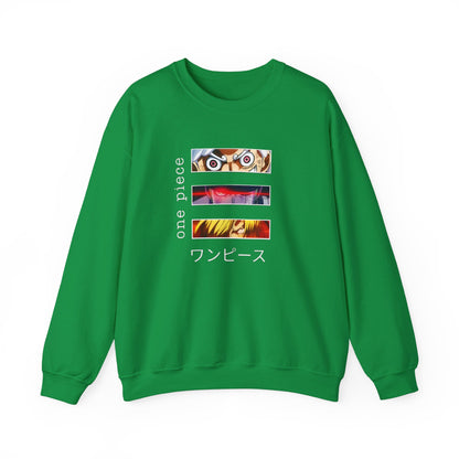 Unisex Anime Sweatshirt - BENJAMINS S / Irish Green