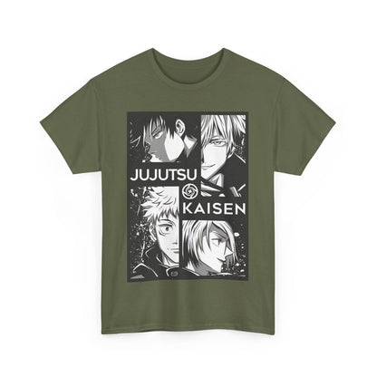 Custom T shirt Jujutsu Kaisen - BENJAMINS Military Green / S