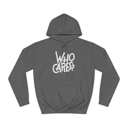 Who cares Custom Hoodie - BENJAMINS Charcoal / XS