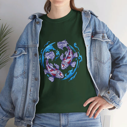 Earth fish Cotton Tee Shirt - BENJAMINS