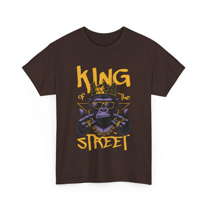 KING STREET Cotton Custom T-shirt - BENJAMINS Dark Chocolate / S