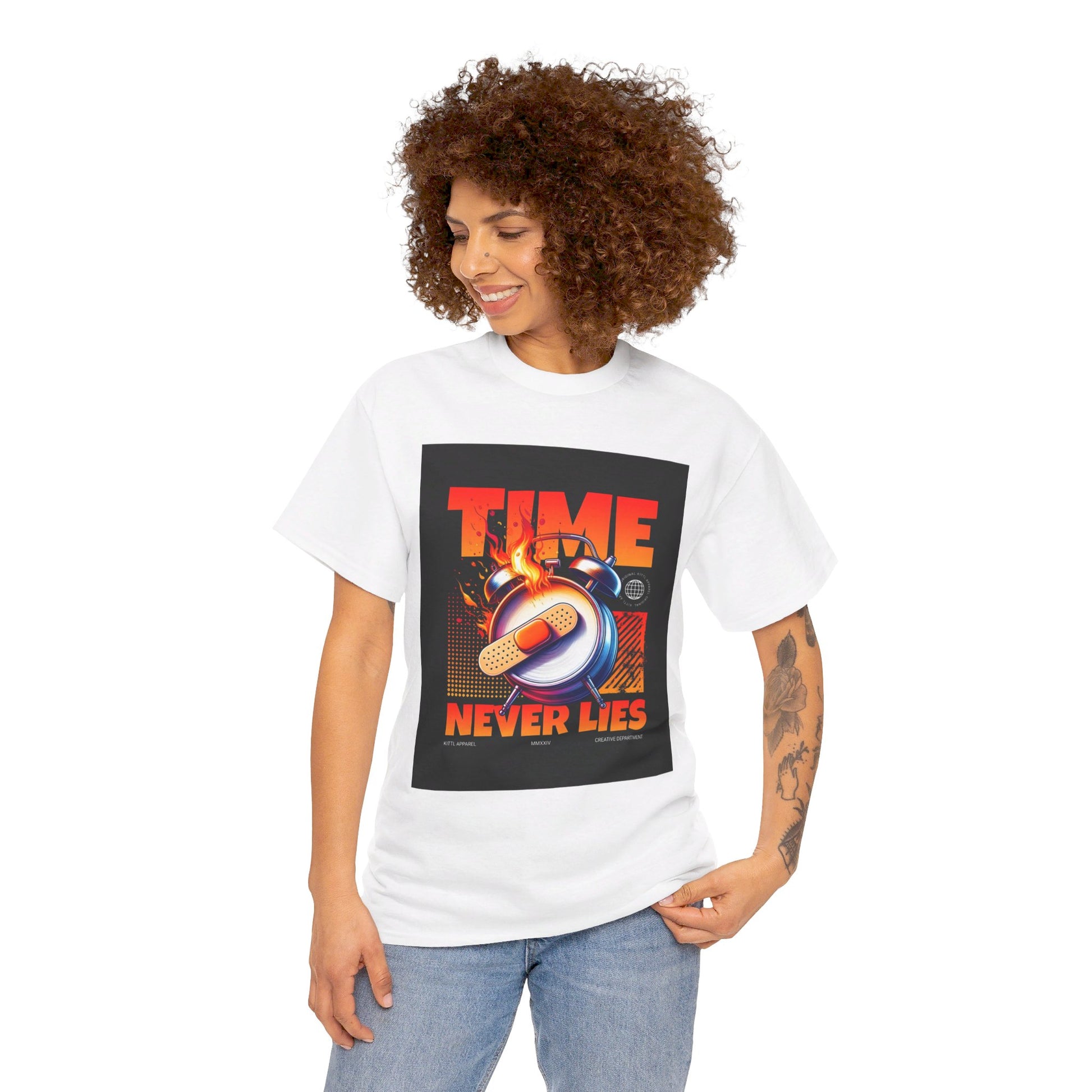 TIME NEVER LIES Custom Tshirt - BENJAMINS