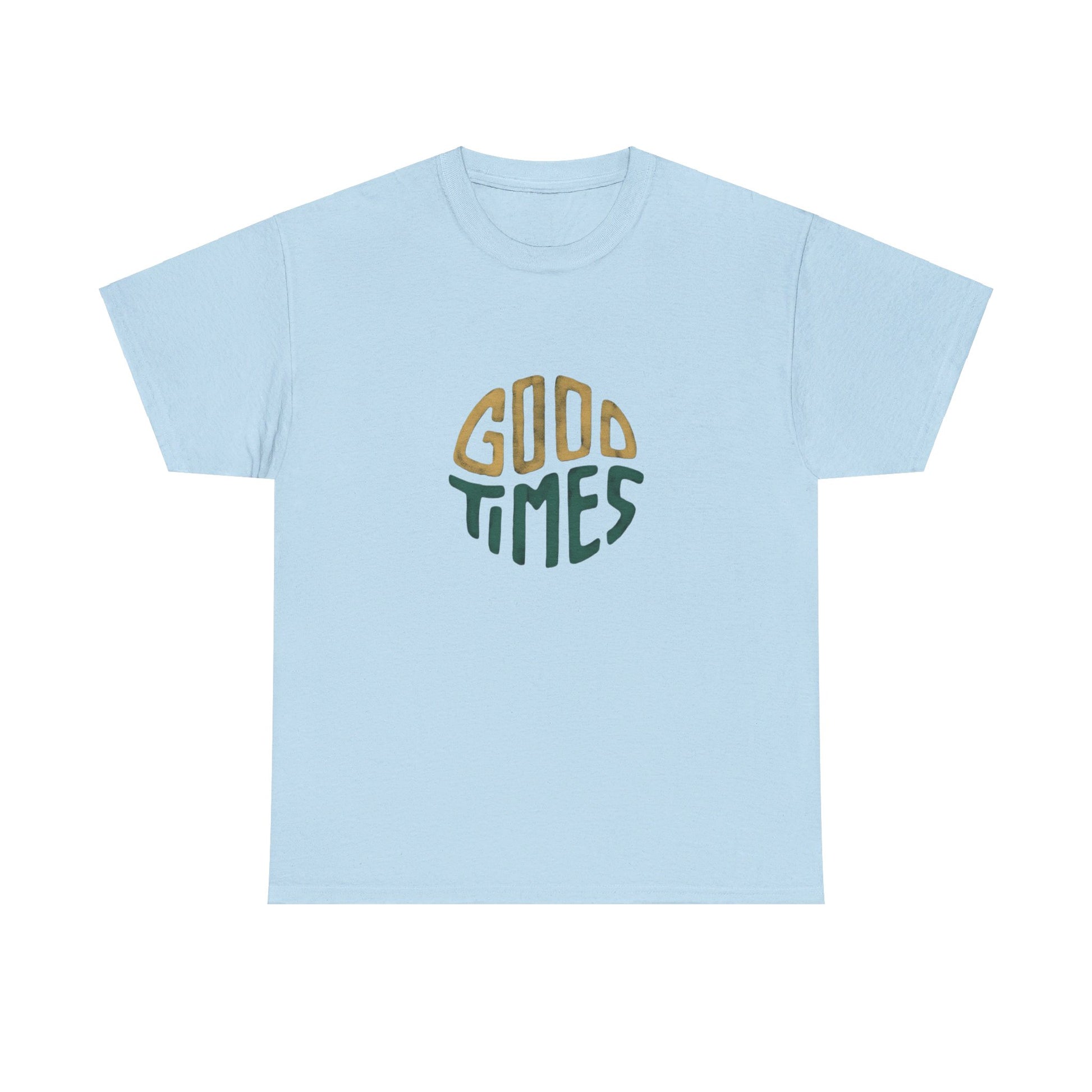 Good times Cotton Tee Shirt - BENJAMINS Light Blue / S