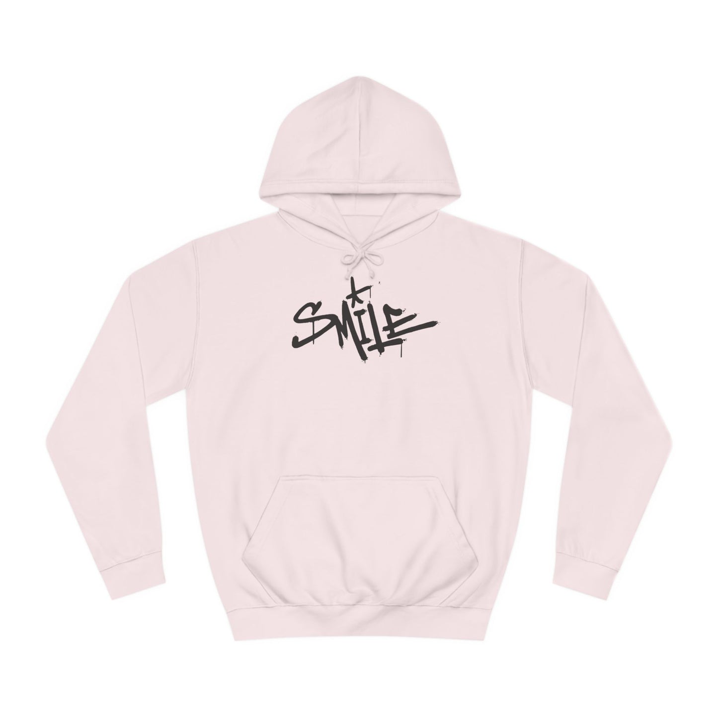 Smile Custom Hoodie - BENJAMINS Baby Pink / XS