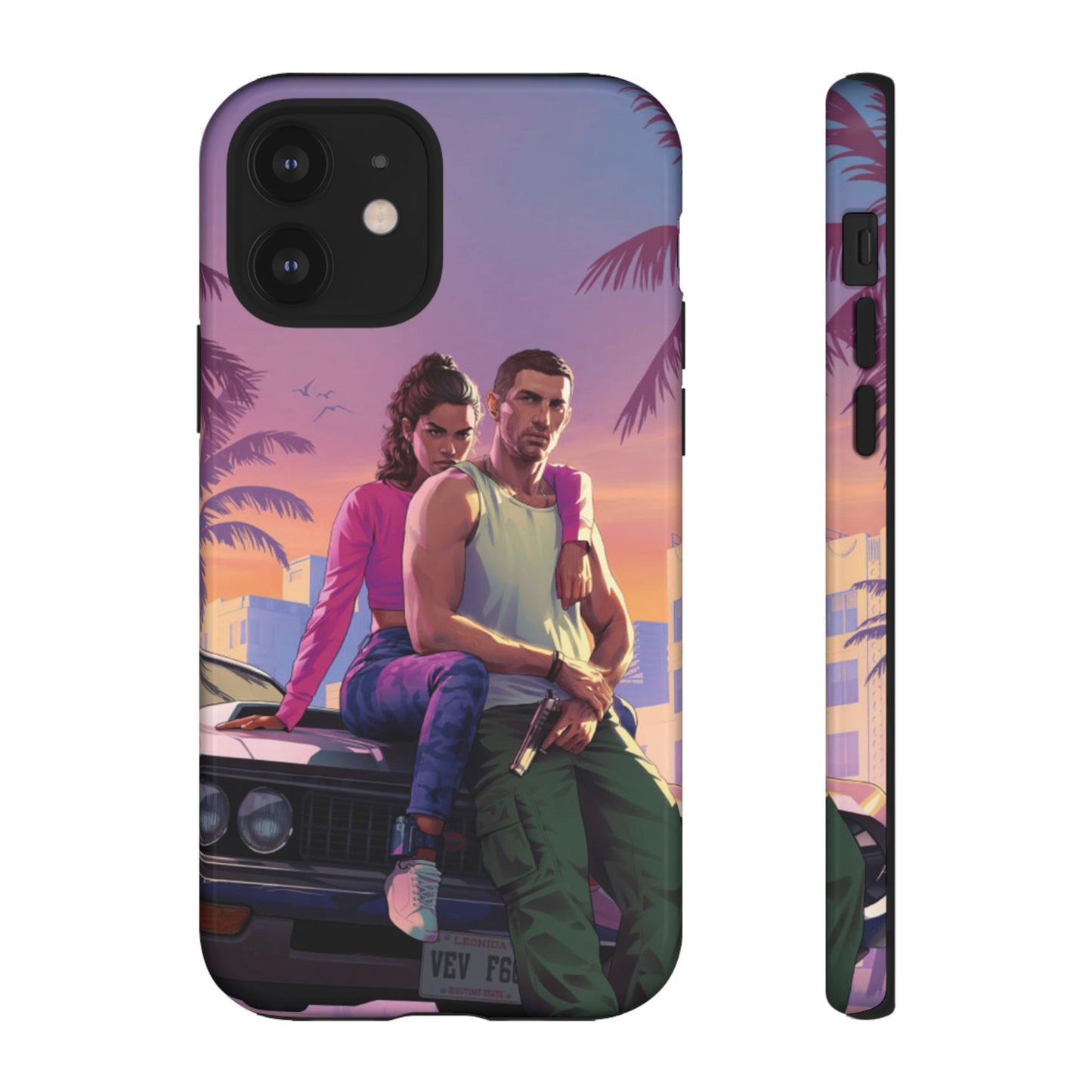 GTA 6 Phone Cover - BENJAMINS iPhone 12 / Glossy