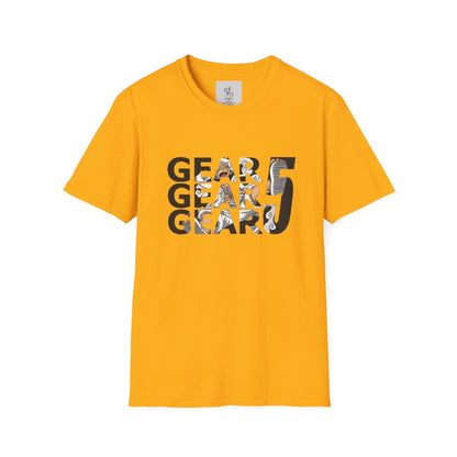 Gear 5 Luffy Custom Tshirt - BENJAMINS Gold / S