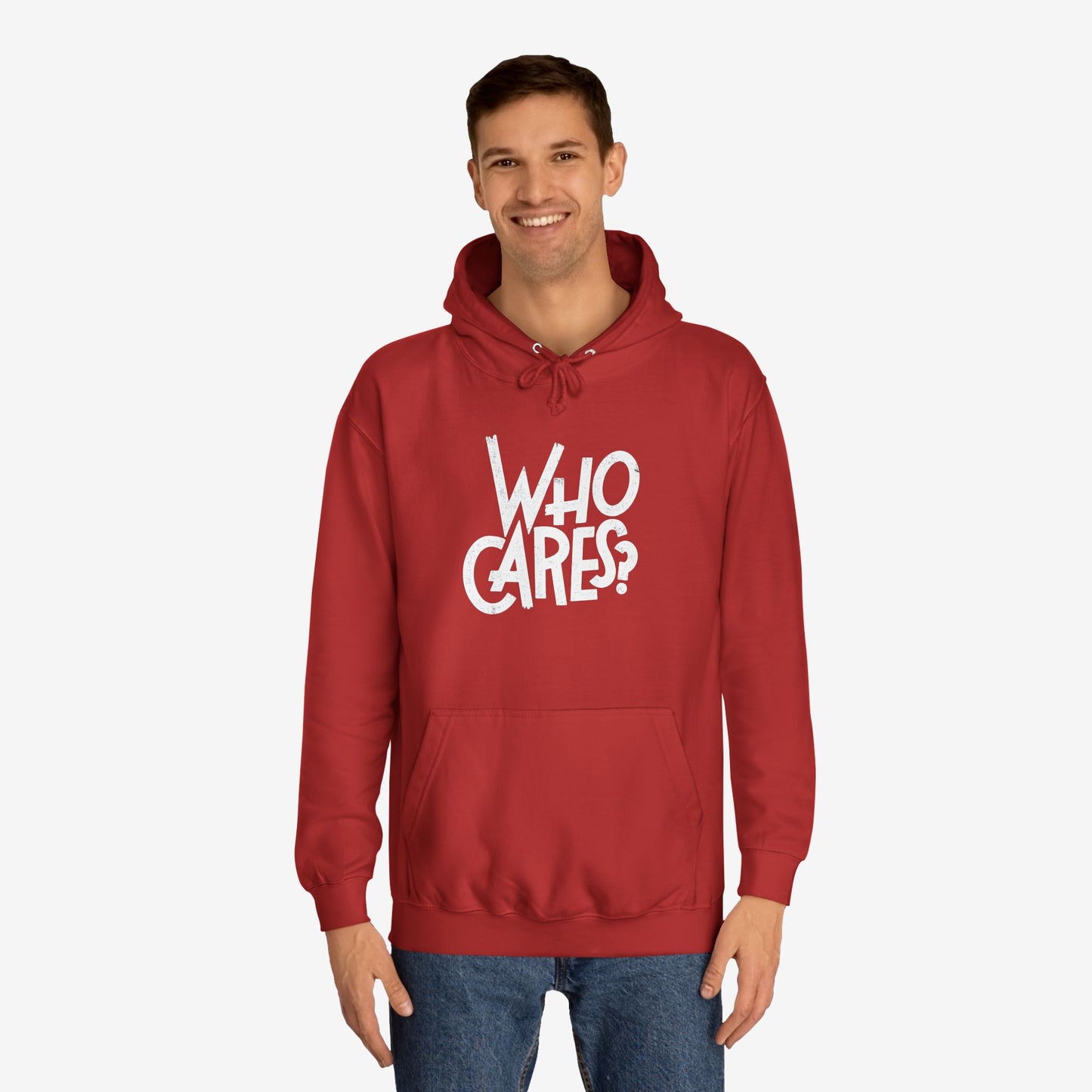 Who cares Custom Hoodie Design