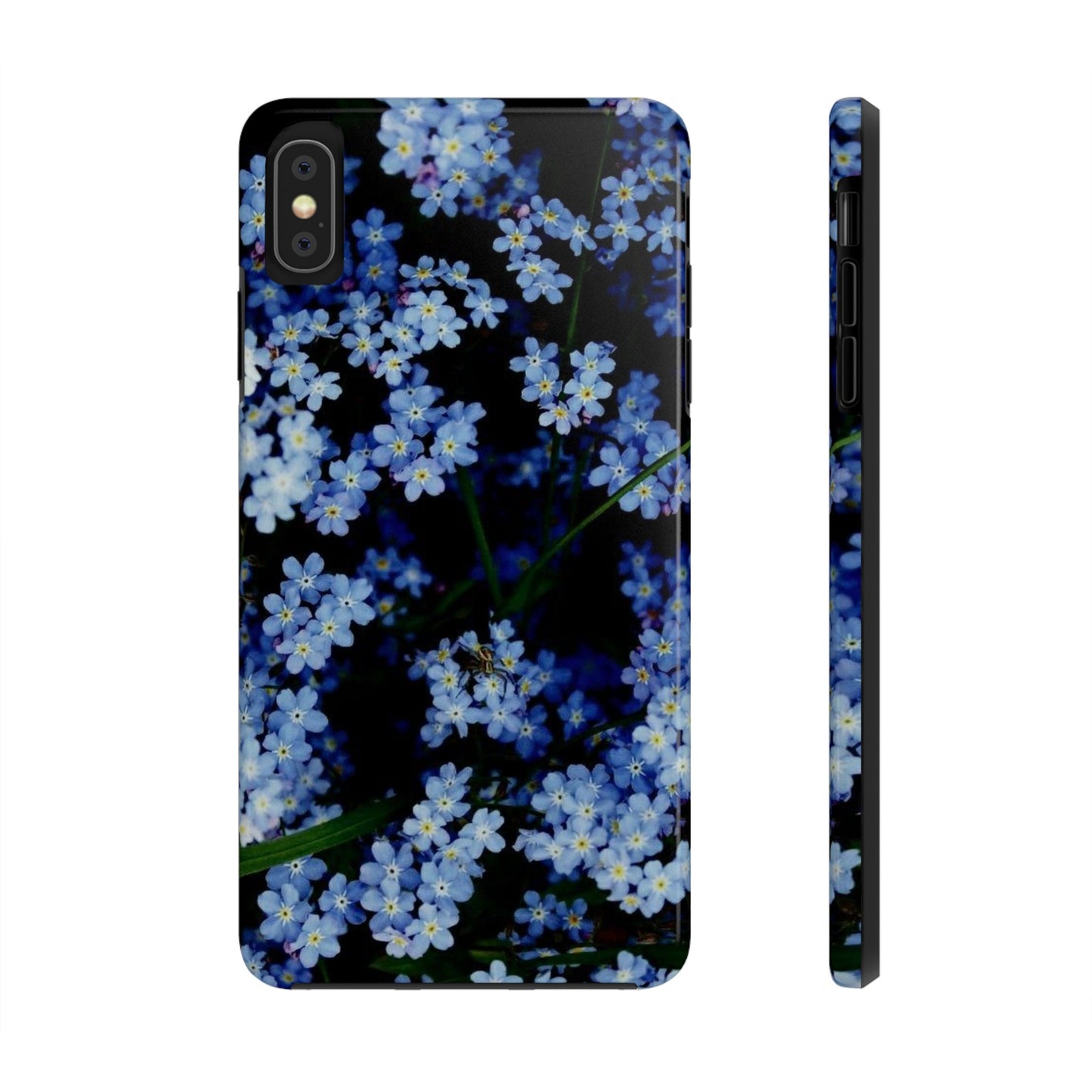 Blue Flower Custom Cover - BENJAMINS iPhone XS MAX