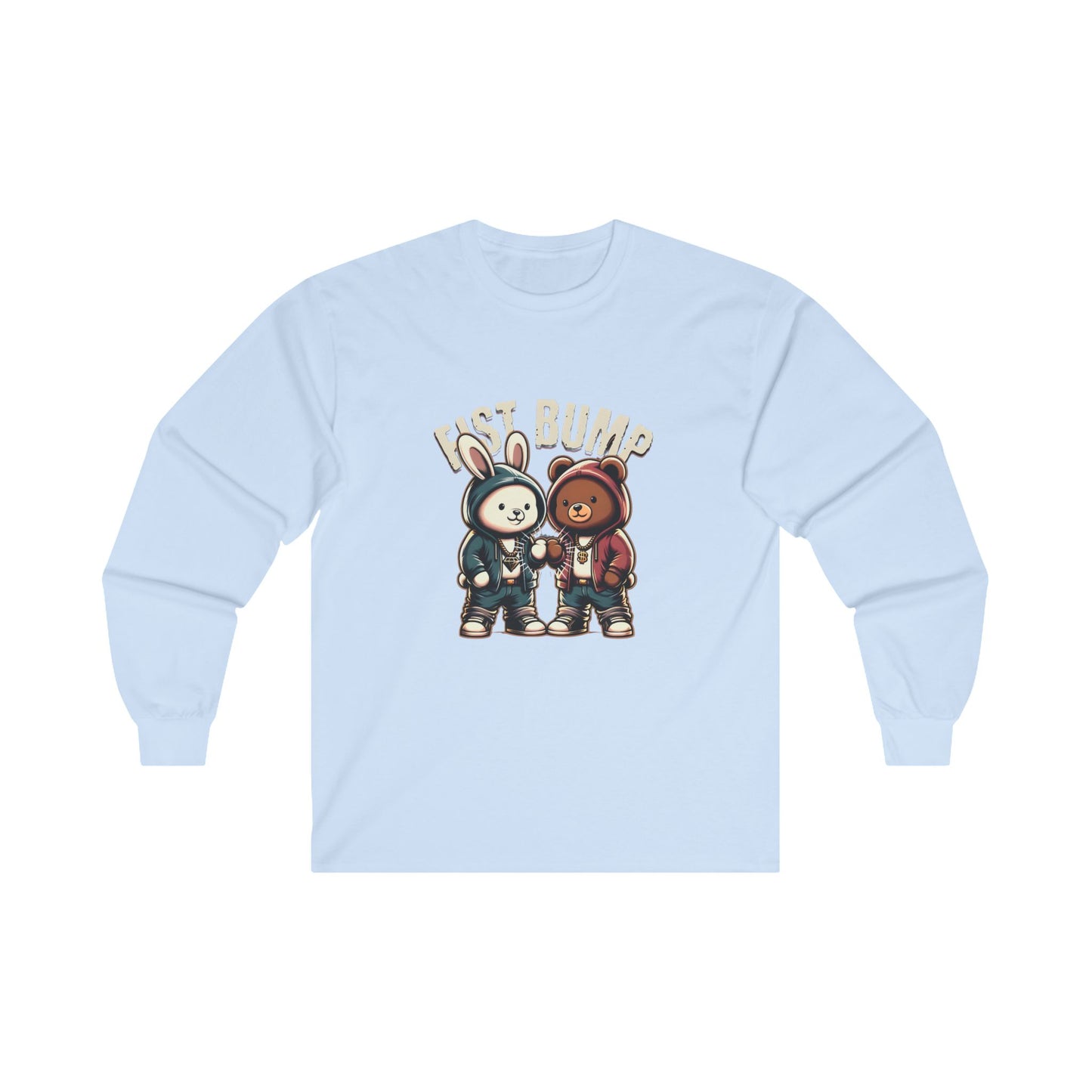 Long Sleeve T Shirt - BENJAMINS S / Light Blue