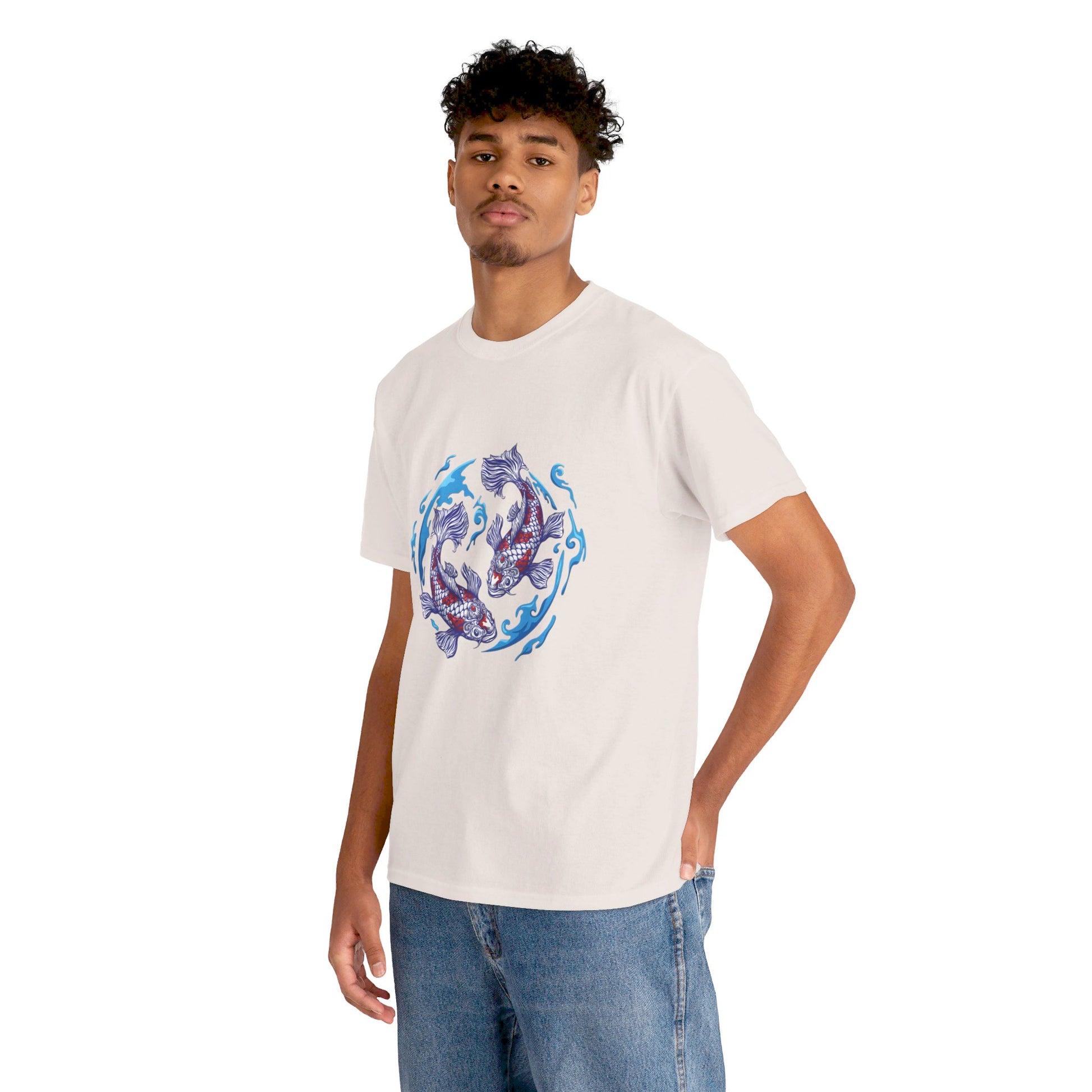 Earth fish Cotton Tee Shirt - BENJAMINS