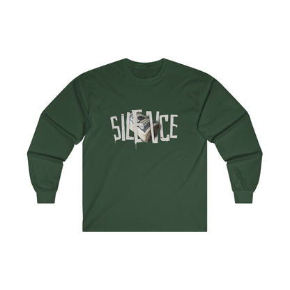 SILENCE Long Sleeve Tee - BENJAMINS S / Forest Green