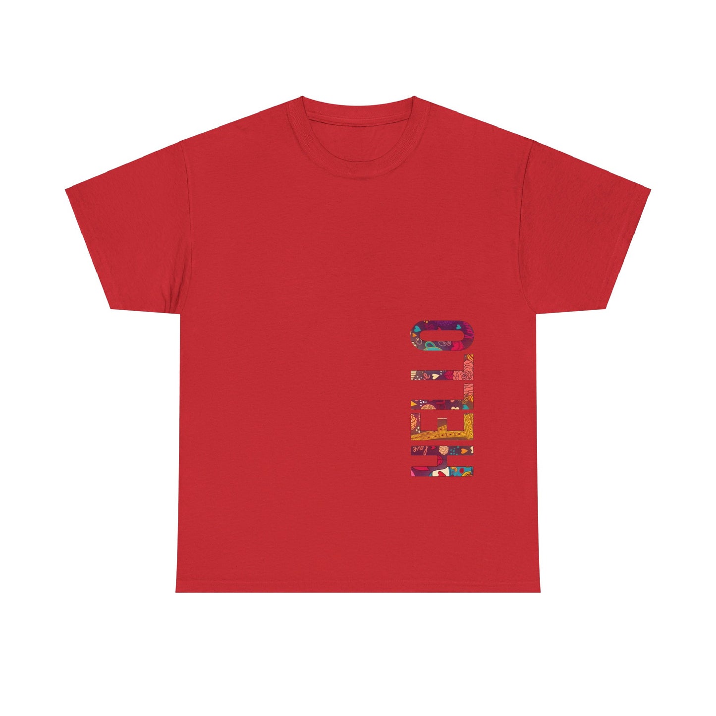 Hello Cotton Custom Tshirt - BENJAMINS Red / S