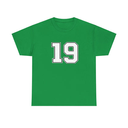 No. 19 Custom Tee Shirt - BENJAMINS Irish Green / S