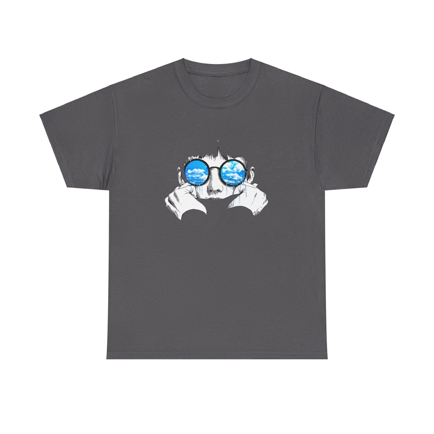 Beyond the eyes Cotton Tee Shirt - BENJAMINS Charcoal / S