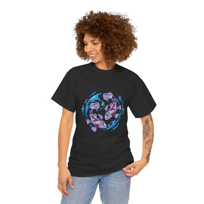 Earth fish Cotton Tee Shirt - BENJAMINS