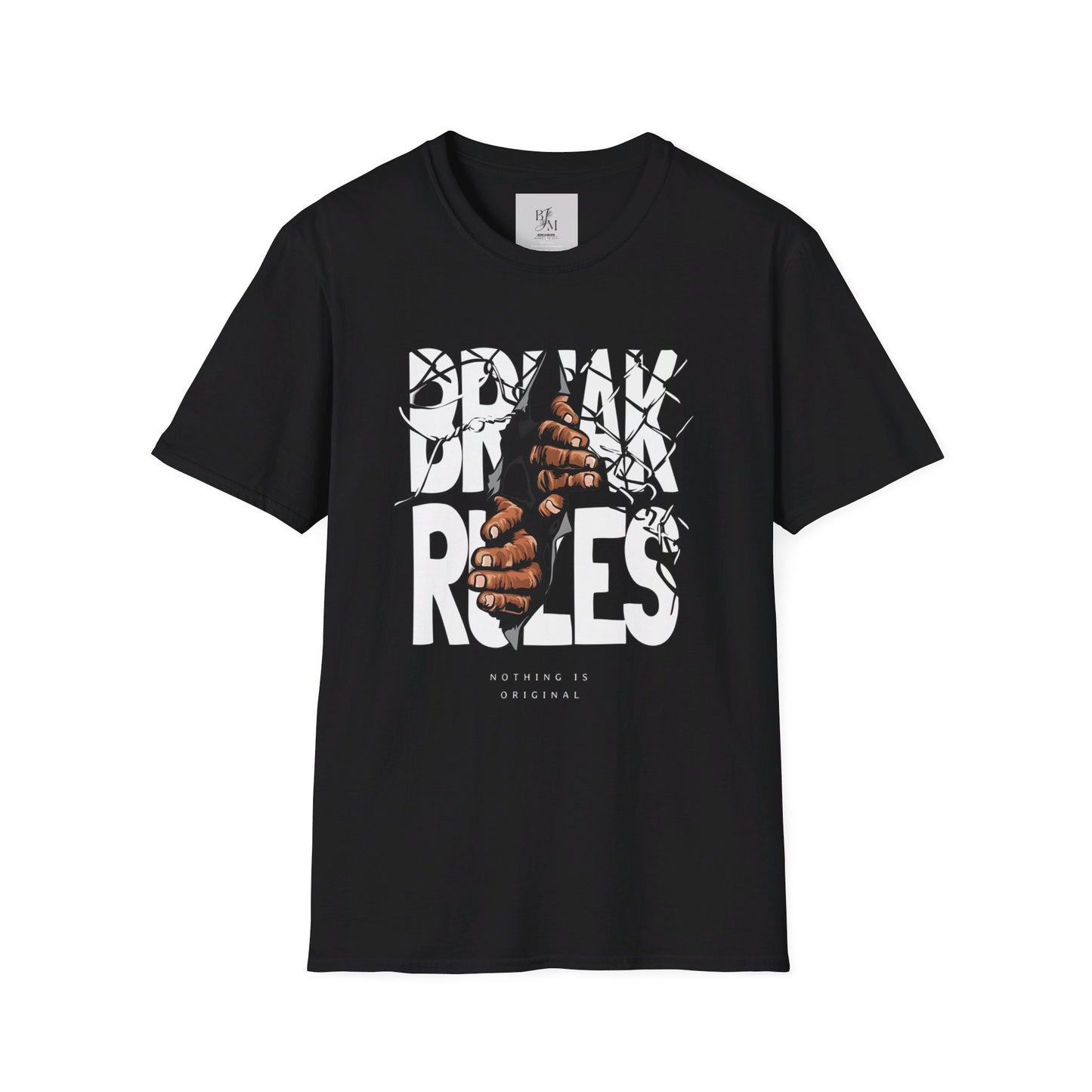 Break Rules Custom T-Shirt - BENJAMINS Black / S