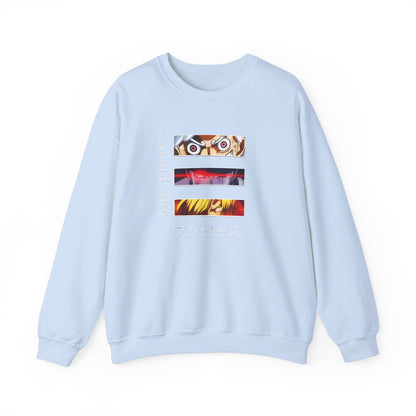 Unisex Anime Sweatshirt - BENJAMINS S / Light Blue