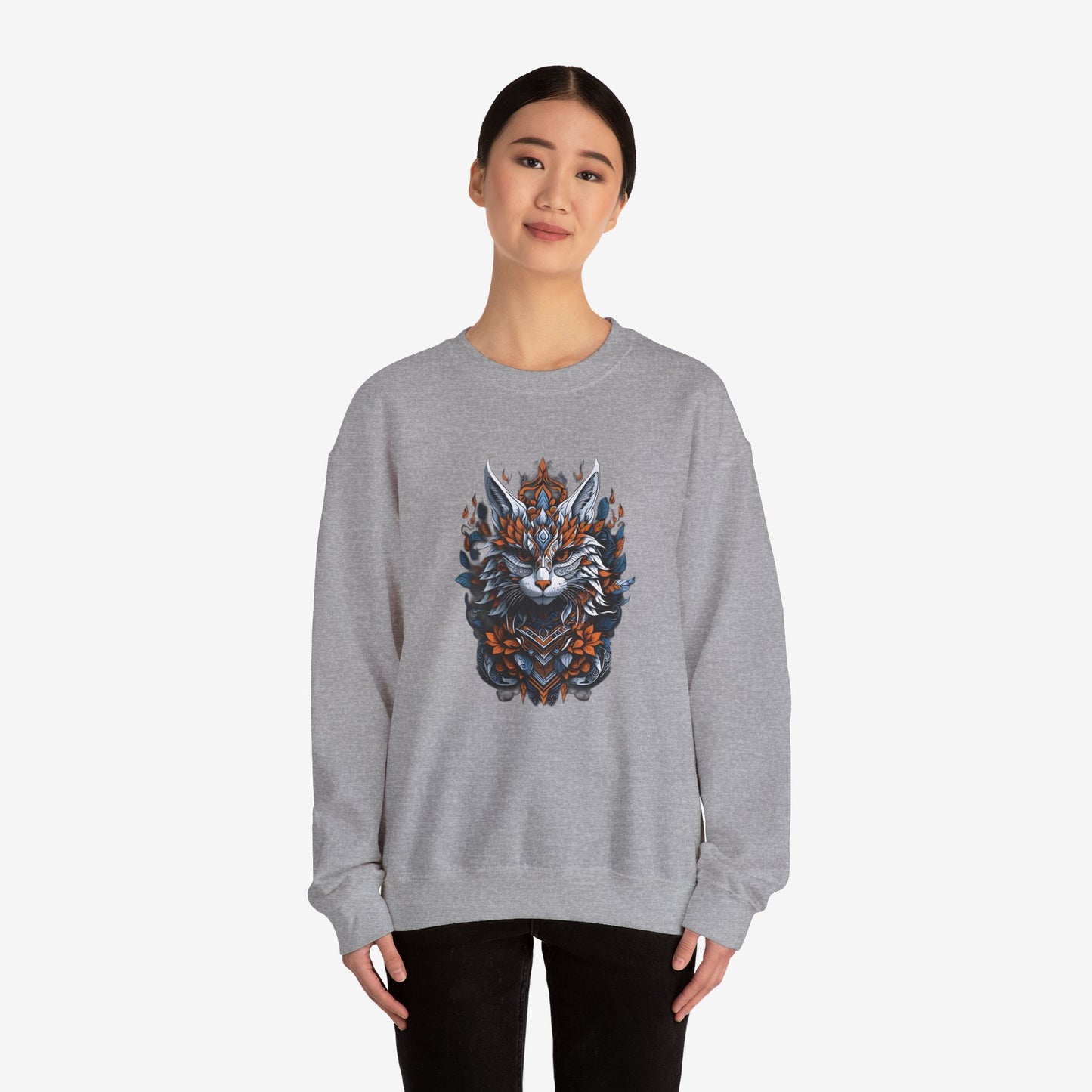 Cat Mandalas artwork Sweatshirt