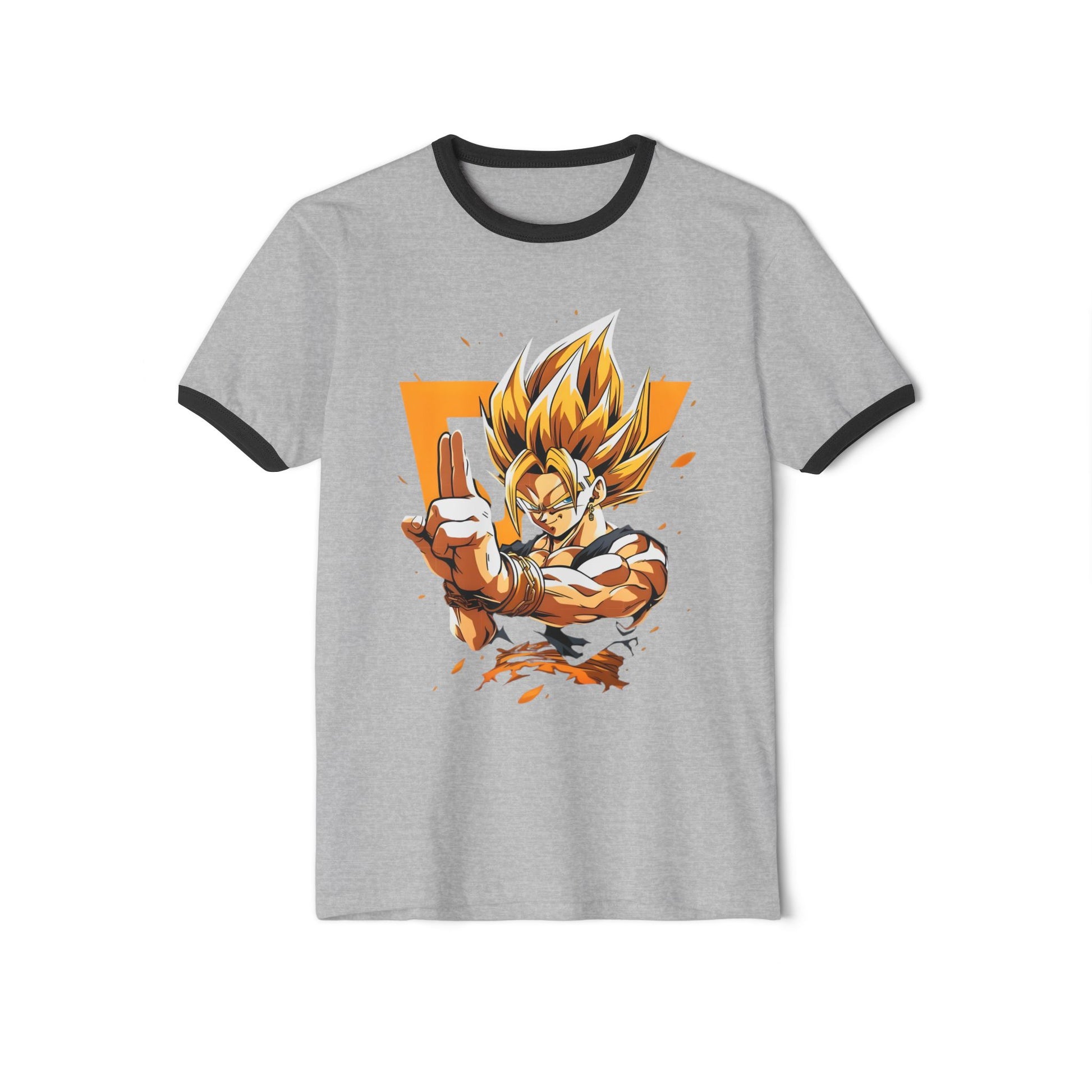 Custom T-Shirt Goku - BENJAMINS Heather Grey/Black / XS