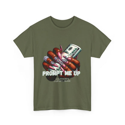 Prompt me Cotton Tee Tshirt - BENJAMINS Military Green / S