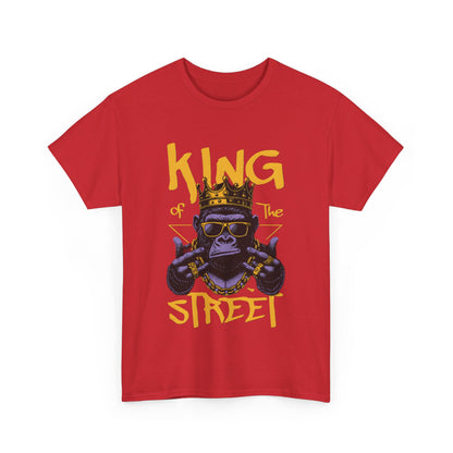 KING STREET Cotton Custom T-shirt - BENJAMINS Red / S