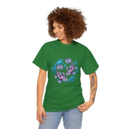 Earth fish Cotton Tee Shirt - BENJAMINS