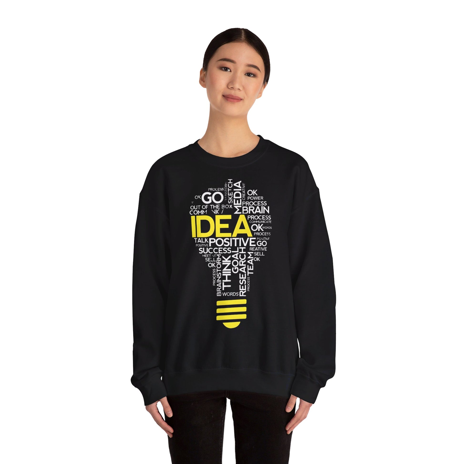 IDEA WORDART Crewneck Sweatshirt - BENJAMINS