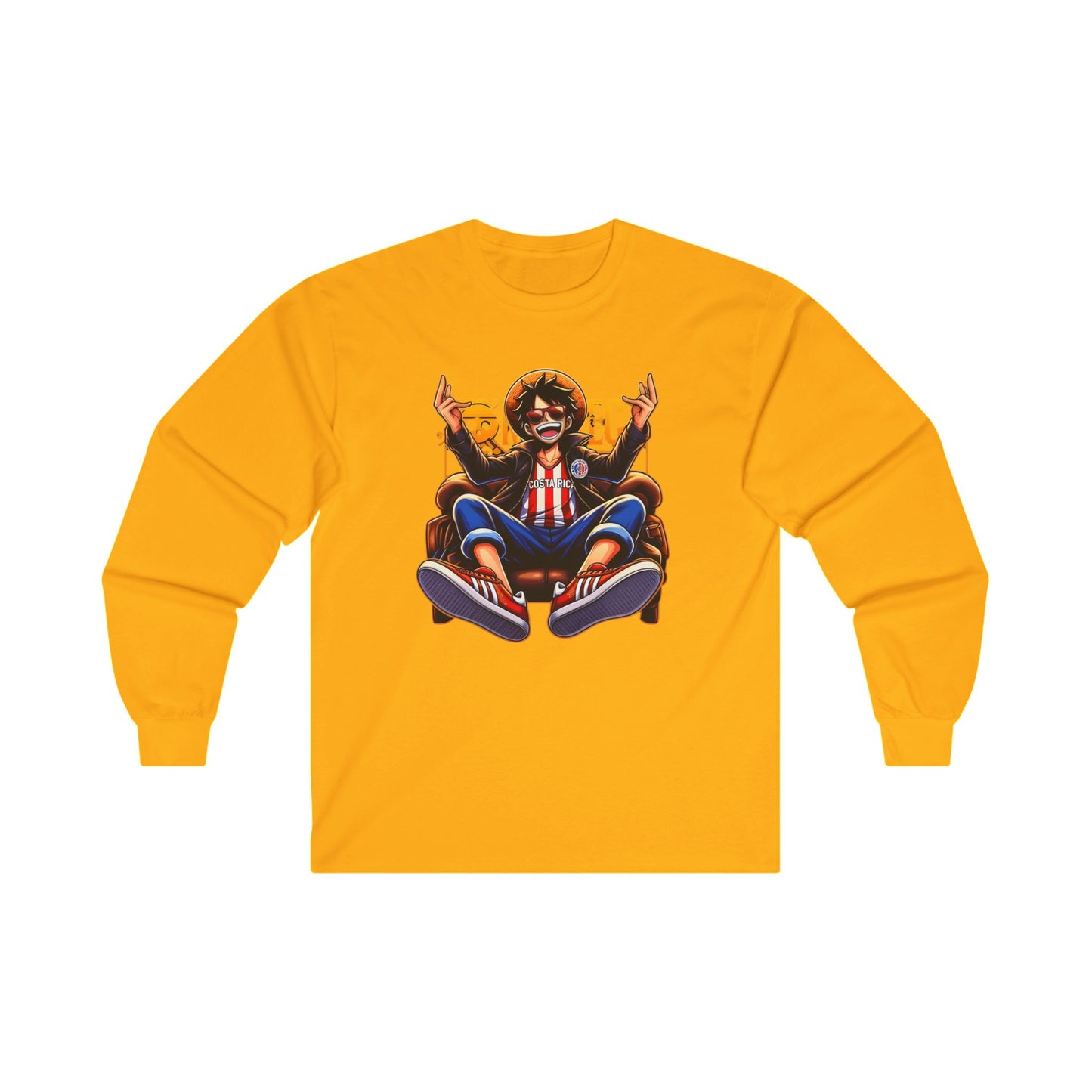 One oiece Long Sleeve T Shirt - BENJAMINS S / Gold