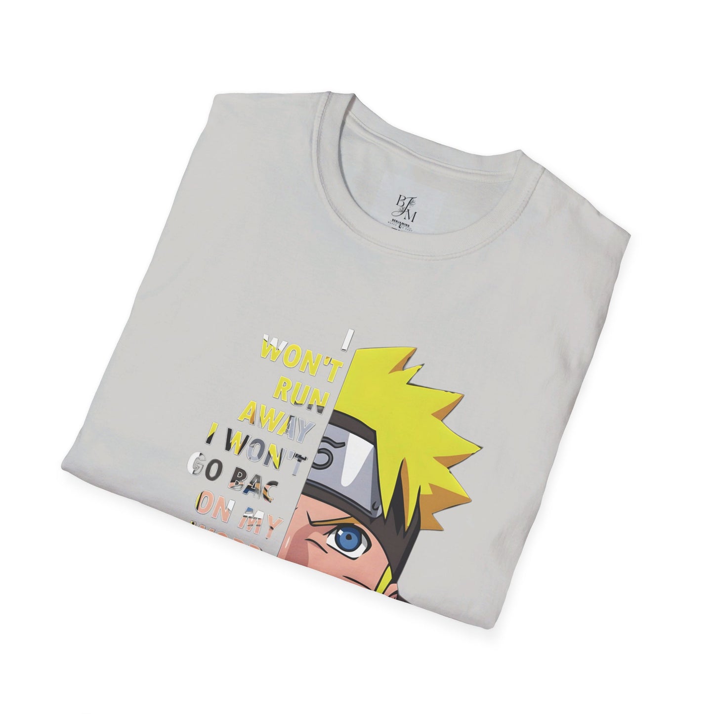 NARUTO Custom Tshirt - BENJAMINS Ice Grey / S