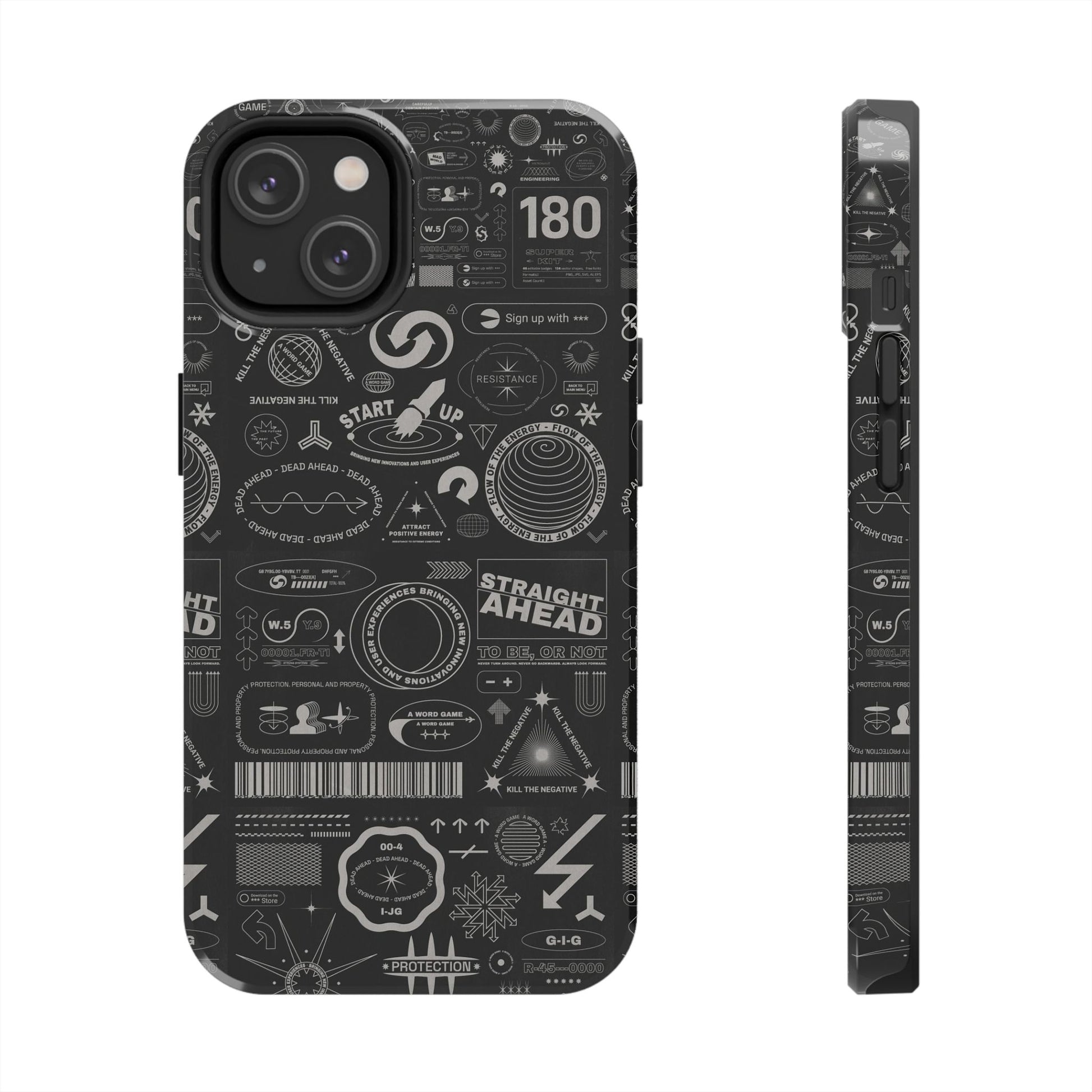 Graphics Text Phone case - BENJAMINS